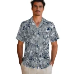 Georgia Southern Eagles Hawaiian Shirt – Hibiscus Overlay