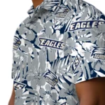 Georgia Southern Eagles Hawaiian Shirt – Hibiscus Overlay