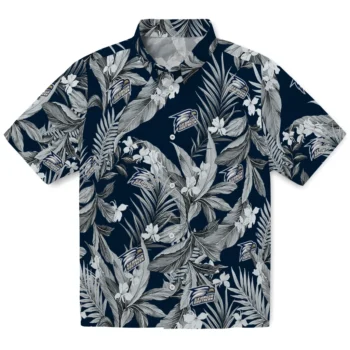 georgia southern eagles palm leaves blue hawaiian shirts best selling