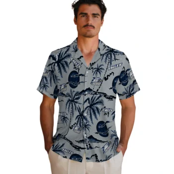 georgia southern eagles palm sunset hawaiian shirts fashion forward