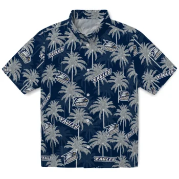 georgia southern eagles palm grove blue hawaiian shirts best selling