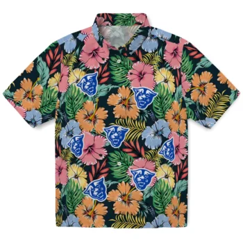 georgia state panthers brilliant hibiscus garden hawaiian shirts best selling