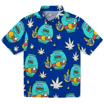 georgia state panthers bong smile blue hawaiian shirts best selling