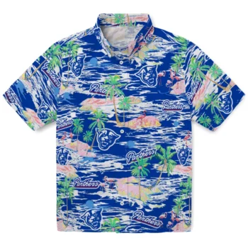 georgia state panthers flamingo retreat blue hawaiian shirts best selling