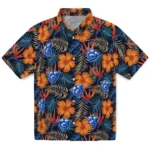 Georgia State Panthers Hawaiian Shirt – Hibiscus Foliage