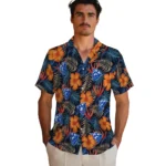 Georgia State Panthers Hawaiian Shirt – Hibiscus Foliage