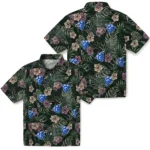 Georgia State Panthers Hawaiian Shirt – Hibiscus Leaves Pattern