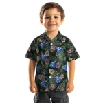 Georgia State Panthers Hawaiian Shirt – Hibiscus Leaves Pattern