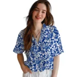 Georgia State Panthers Hawaiian Shirt – Hibiscus Motif