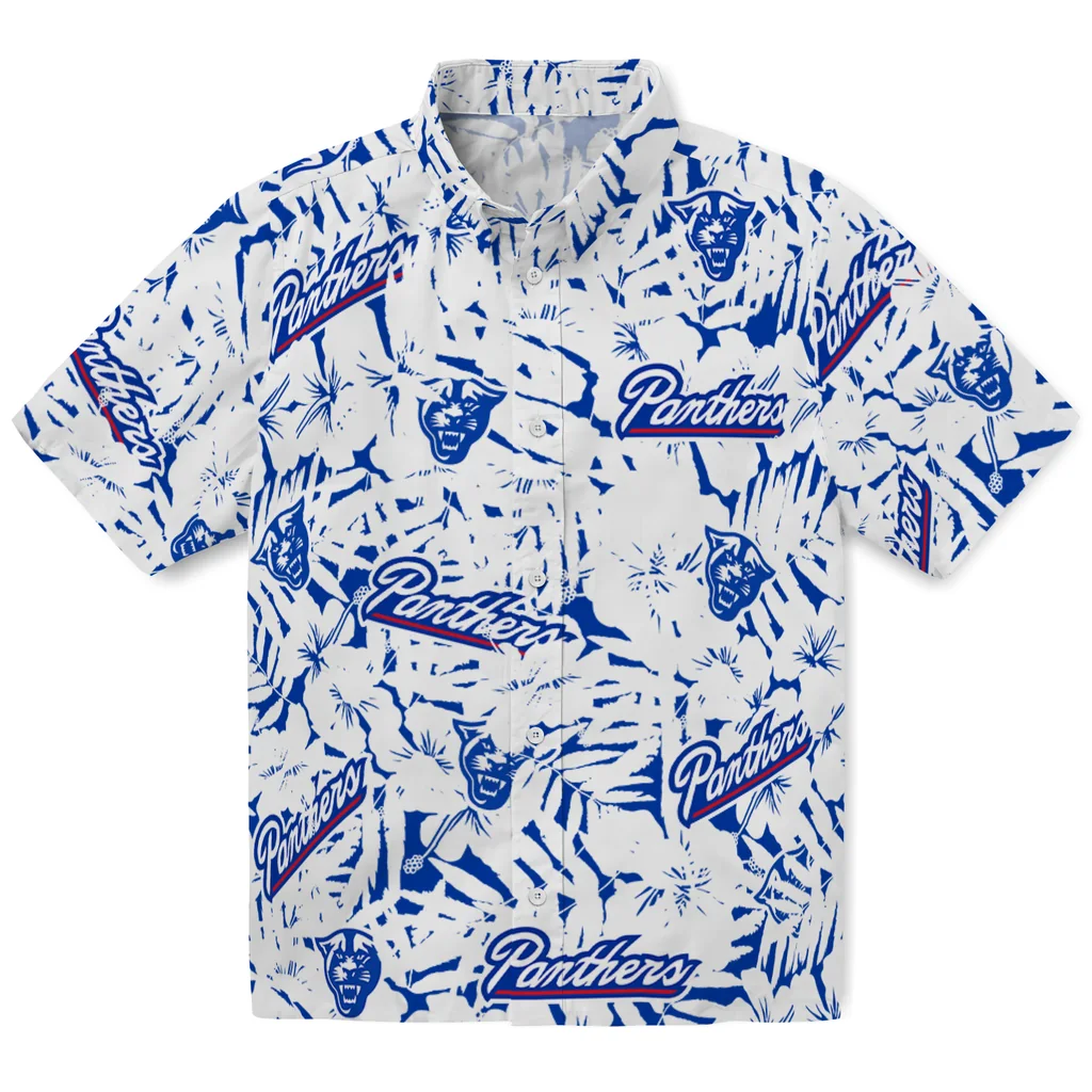 Georgia State Panthers Hawaiian Shirt - Hibiscus Overlay georgia state panthers hibiscus overlay hawaiian shirts best selling