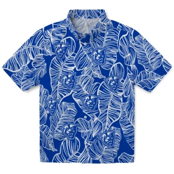 georgia state panthers leaf outline blue hawaiian shirts best selling