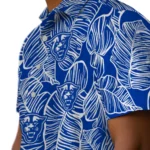 Georgia State Panthers Hawaiian Shirt – Leaf Outline