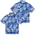 Georgia State Panthers Hawaiian Shirt – Monstera Layer