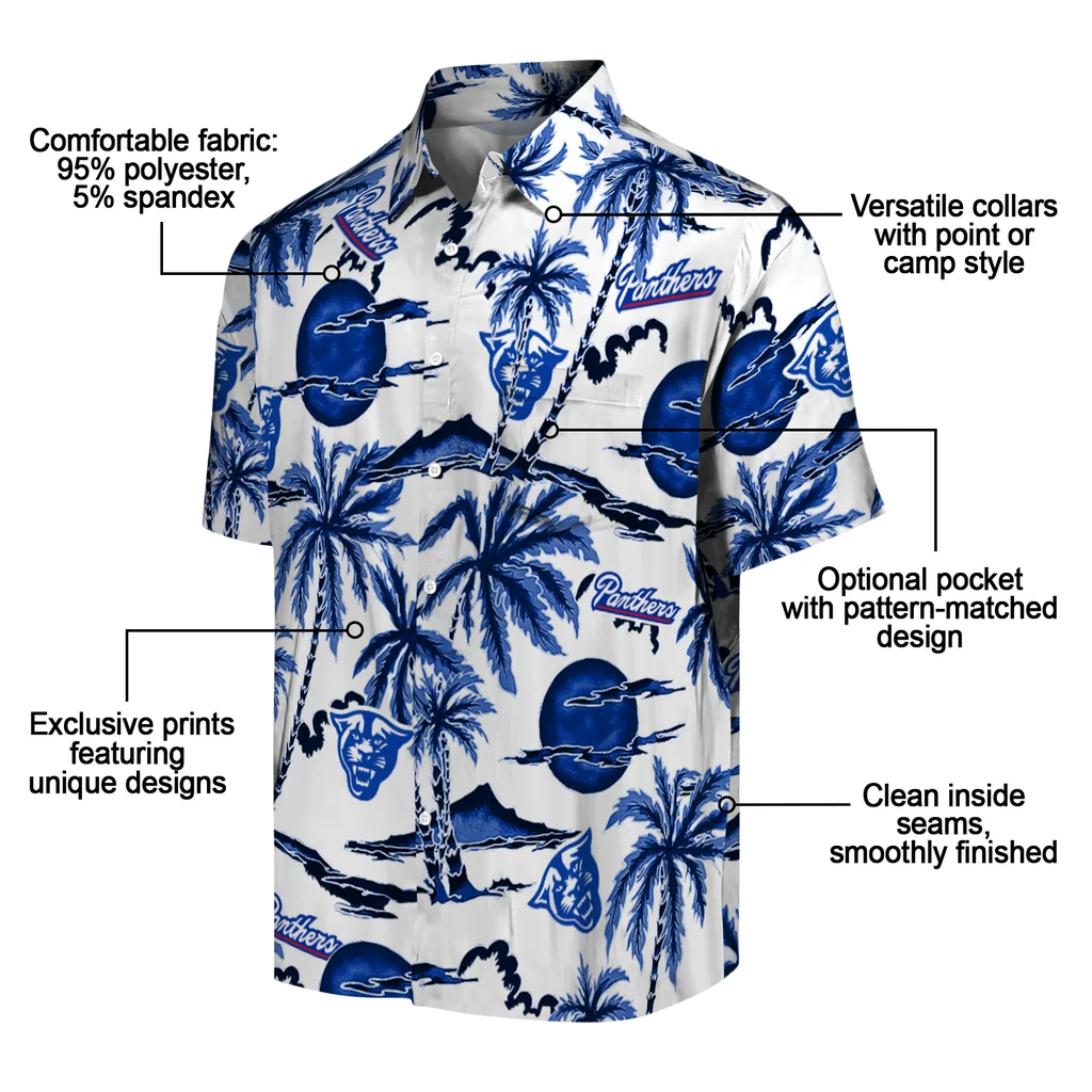 Georgia State Panthers Hawaiian Shirt - Palm Sunset georgia state panthers palm sunset hawaiian shirts new arrival