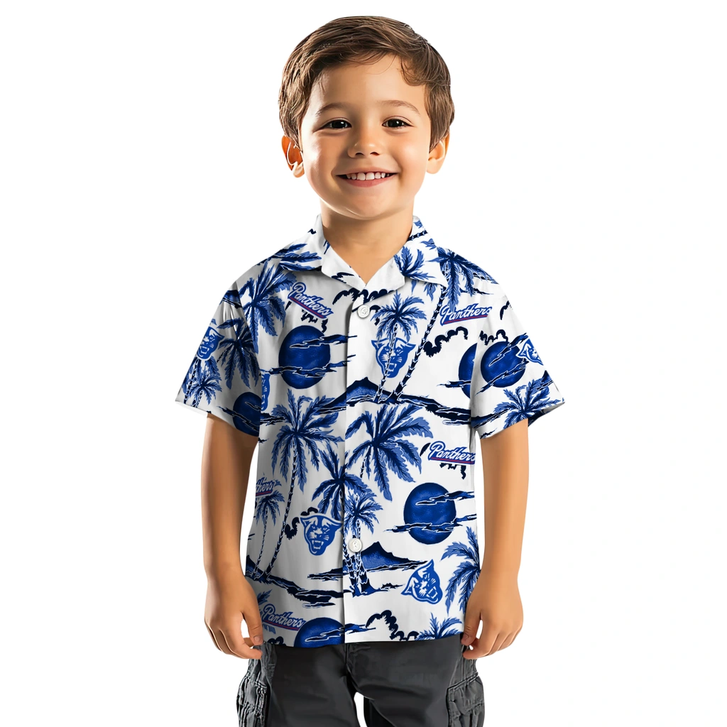 Georgia State Panthers Hawaiian Shirt - Palm Sunset georgia state panthers palm sunset hawaiian shirts top rated