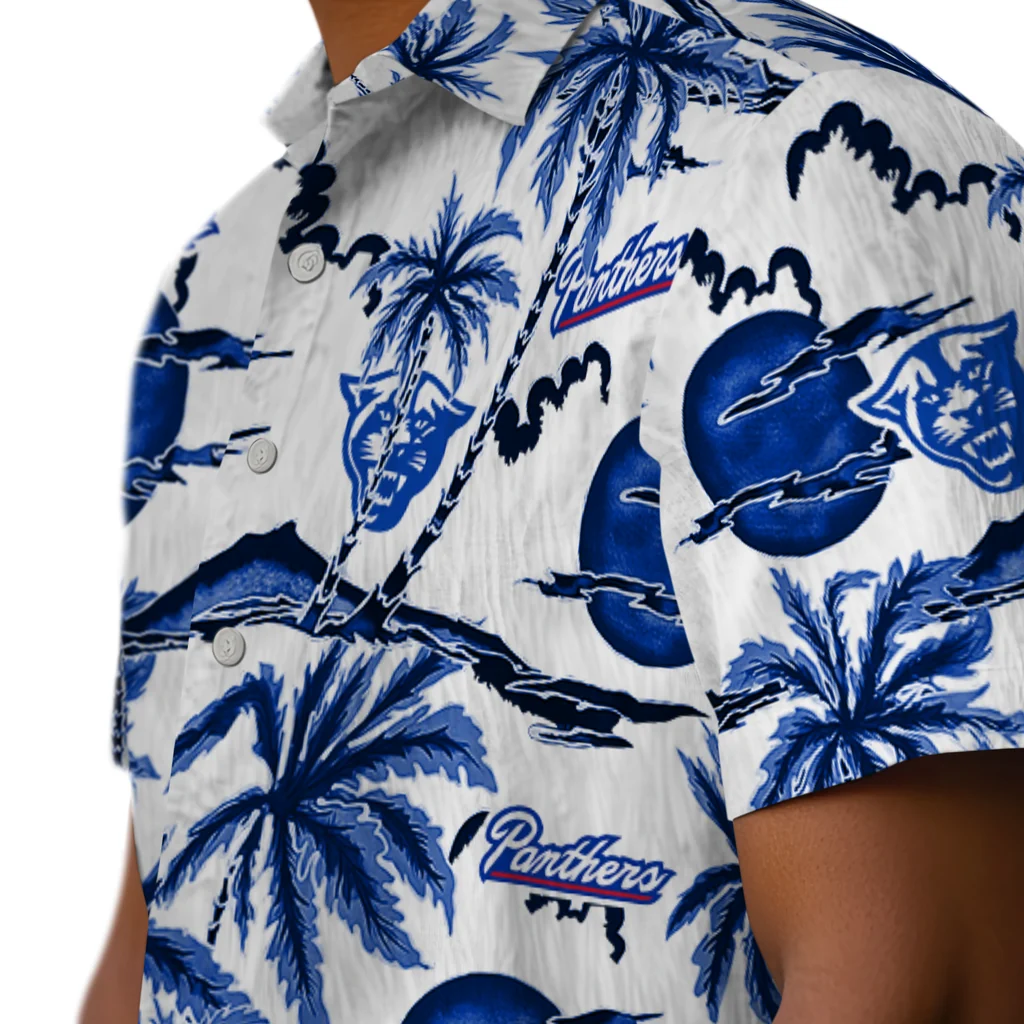 Georgia State Panthers Hawaiian Shirt - Palm Sunset georgia state panthers palm sunset hawaiian shirts trendy