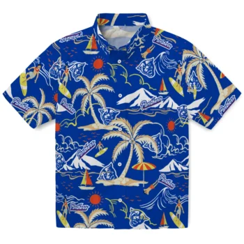 georgia state panthers palm tree island blue hawaiian shirts best selling