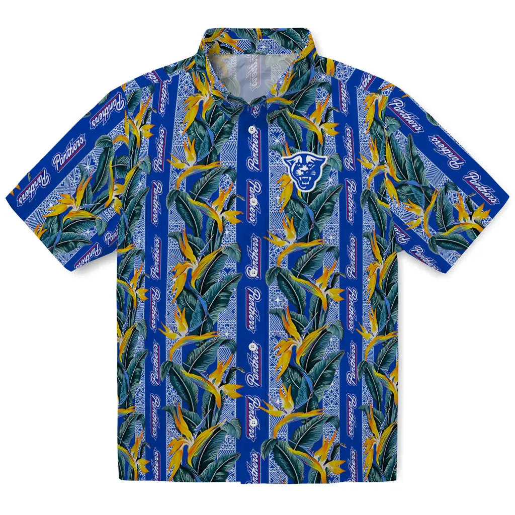 Georgia State Panthers Hawaiian Shirt - Paradise Vines georgia state panthers paradise vines blue hawaiian shirts best selling