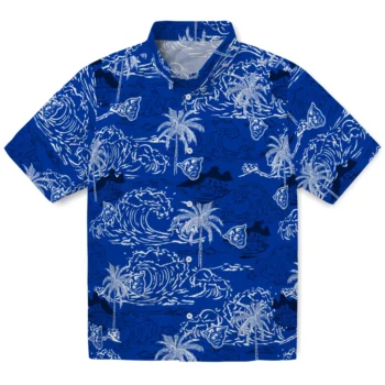 georgia state panthers wave palm blue hawaiian shirts best selling