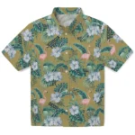 Georgia Tech Yellow Jackets Hawaiian Shirt – Flamingo and Hibiscus