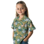 Georgia Tech Yellow Jackets Hawaiian Shirt – Flamingo and Hibiscus