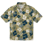 Georgia Tech Yellow Jackets Hawaiian Shirt – Hibiscus Flower Design