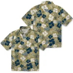 Georgia Tech Yellow Jackets Hawaiian Shirt – Hibiscus Flower Design