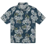 Georgia Tech Yellow Jackets Hawaiian Shirt – Hibiscus Flowers