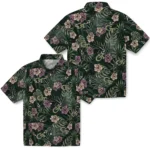 Georgia Tech Yellow Jackets Hawaiian Shirt – Hibiscus Leaves Pattern