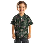Georgia Tech Yellow Jackets Hawaiian Shirt – Hibiscus Leaves Pattern