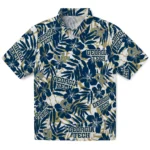 Georgia Tech Yellow Jackets Hawaiian Shirt – Hibiscus Overlay