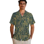 Georgia Tech Yellow Jackets Hawaiian Shirt – Leaf Outline