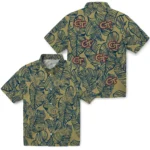 Georgia Tech Yellow Jackets Hawaiian Shirt – Leaf Outline