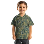 Georgia Tech Yellow Jackets Hawaiian Shirt – Leaf Outline