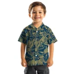 Georgia Tech Yellow Jackets Hawaiian Shirt – Monstera Layer