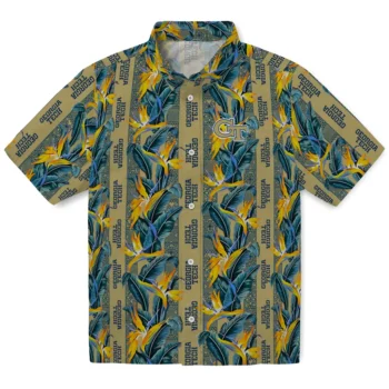 georgia tech yellow jackets paradise vines gold hawaiian shirts best selling