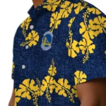 Golden State Warriors Hawaiian Shirt – 50th State Flower