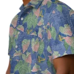 Golden State Warriors Hawaiian Shirt – Anthurium Overlay