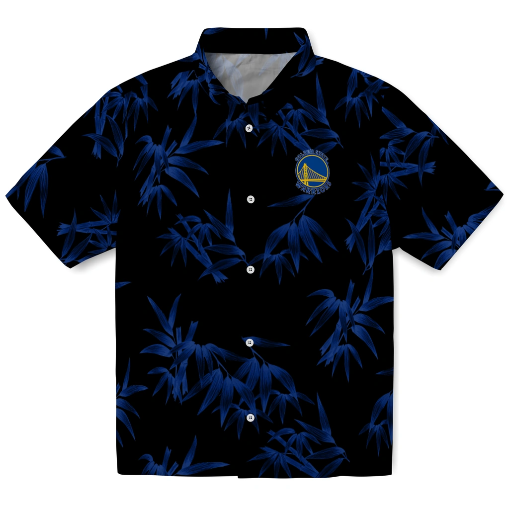 Golden State Warriors Hawaiian Shirt - Bamboo Branches golden state warriors bamboo branches blue black hawaiian shirts best selling