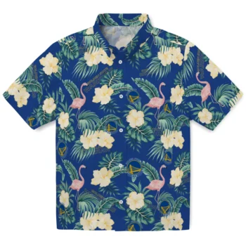 golden state warriors flamingo palms blue hawaiian shirts best selling