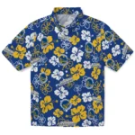 Golden State Warriors Hawaiian Shirt – Hibiscus Flower Design