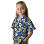 Golden State Warriors Hawaiian Shirt – Hibiscus Flower Design