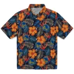 Golden State Warriors Hawaiian Shirt – Hibiscus Foliage