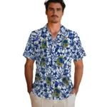 Golden State Warriors Hawaiian Shirt – Hibiscus Motif