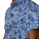 Golden State Warriors Hawaiian Shirt – Hibiscus Oasis