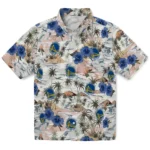 Golden State Warriors Hawaiian Shirt – Hibiscus Seaside