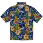 Golden State Warriors Hawaiian Shirt – Hibiscus Tiki Jungle