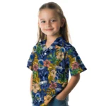 Golden State Warriors Hawaiian Shirt – Hibiscus Tiki Jungle