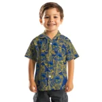 Golden State Warriors Hawaiian Shirt – Leaf Outline