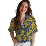 Golden State Warriors Hawaiian Shirt – Monstera Layer